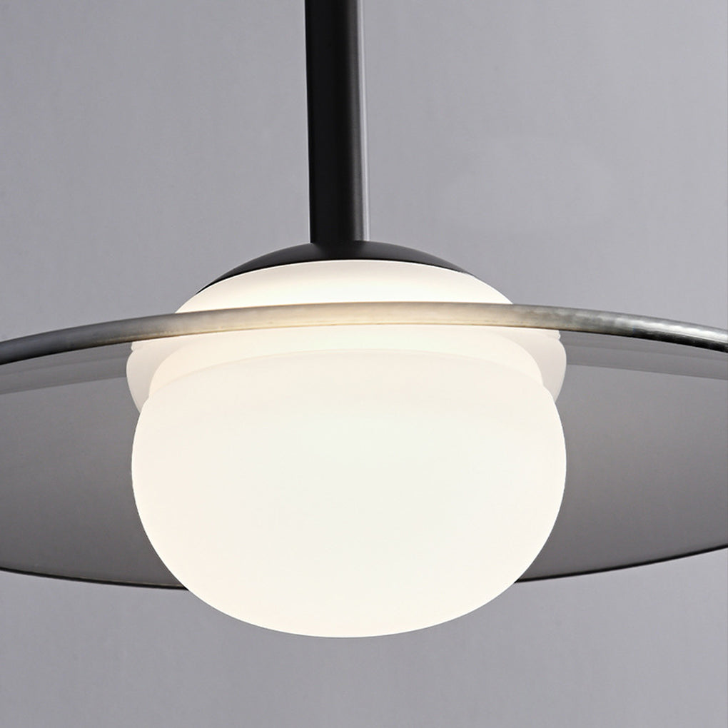 WINTERBOURNE AURORA GLASS UFO PENDANT LIGHT