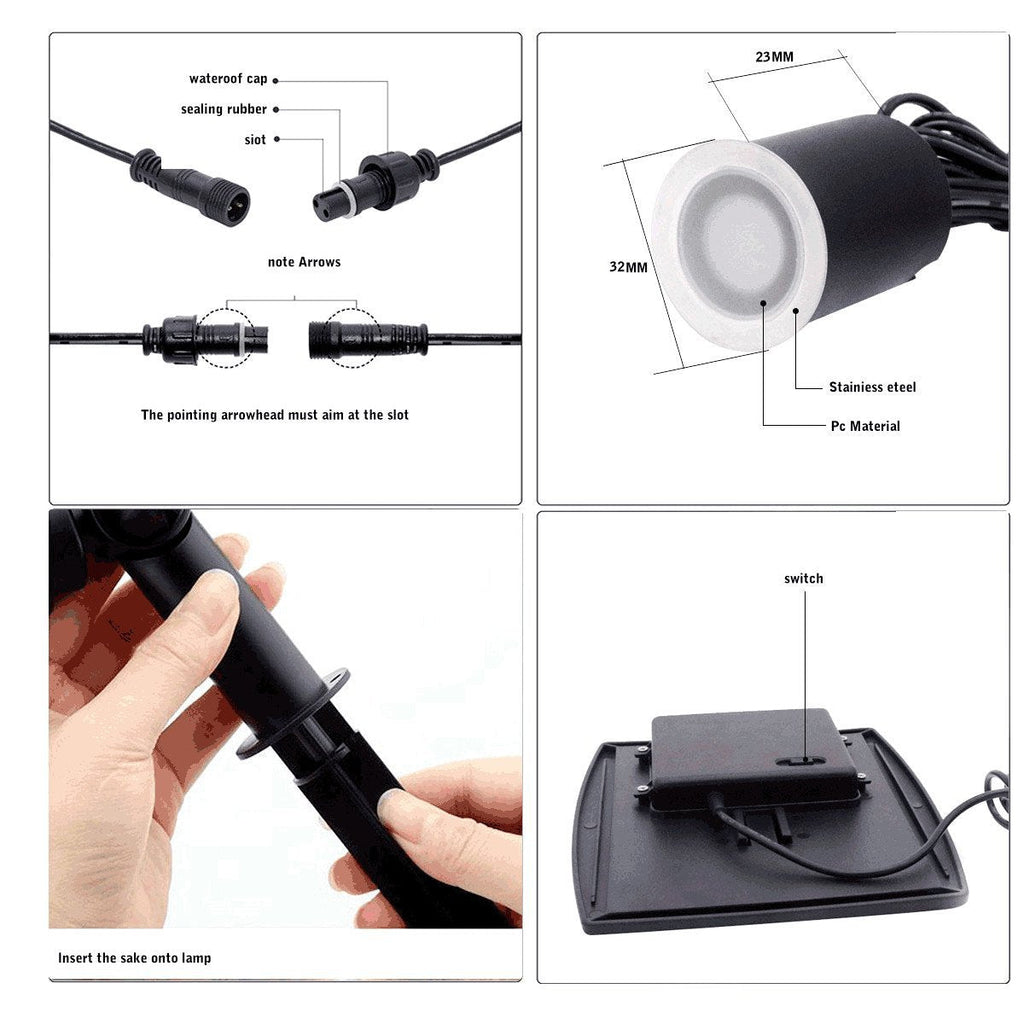 1. **WILLOUGHBY GLOWING PATHWAY LED LIGHTING SET** - An 8-piece collection of energy-efficient solar lights designed to illuminate outdoor steps with a warm, inviting radiance.

2. **BROMLEY SOLAR STEP ILLUMINATION COLLECTION** - A sophisticated set of ei