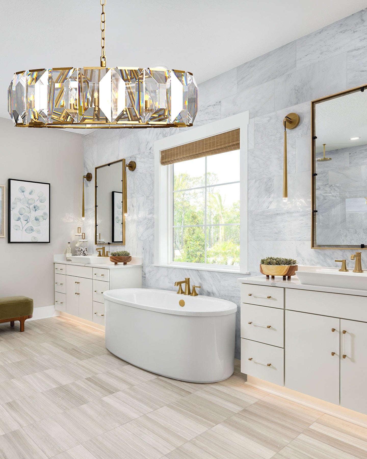 VIVIENNE CRYSTAL SPHERE CEILING LIGHT