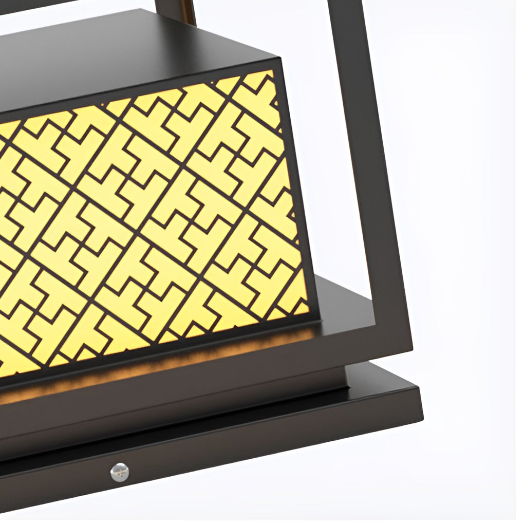 ROTHWELL SQUARE SOLAR GARDEN PILLAR LIGHTING