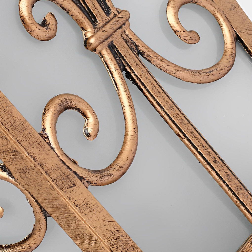 WINTHORPE SOLAR-CHARGED RUSTIC FENCE LANTERNS
