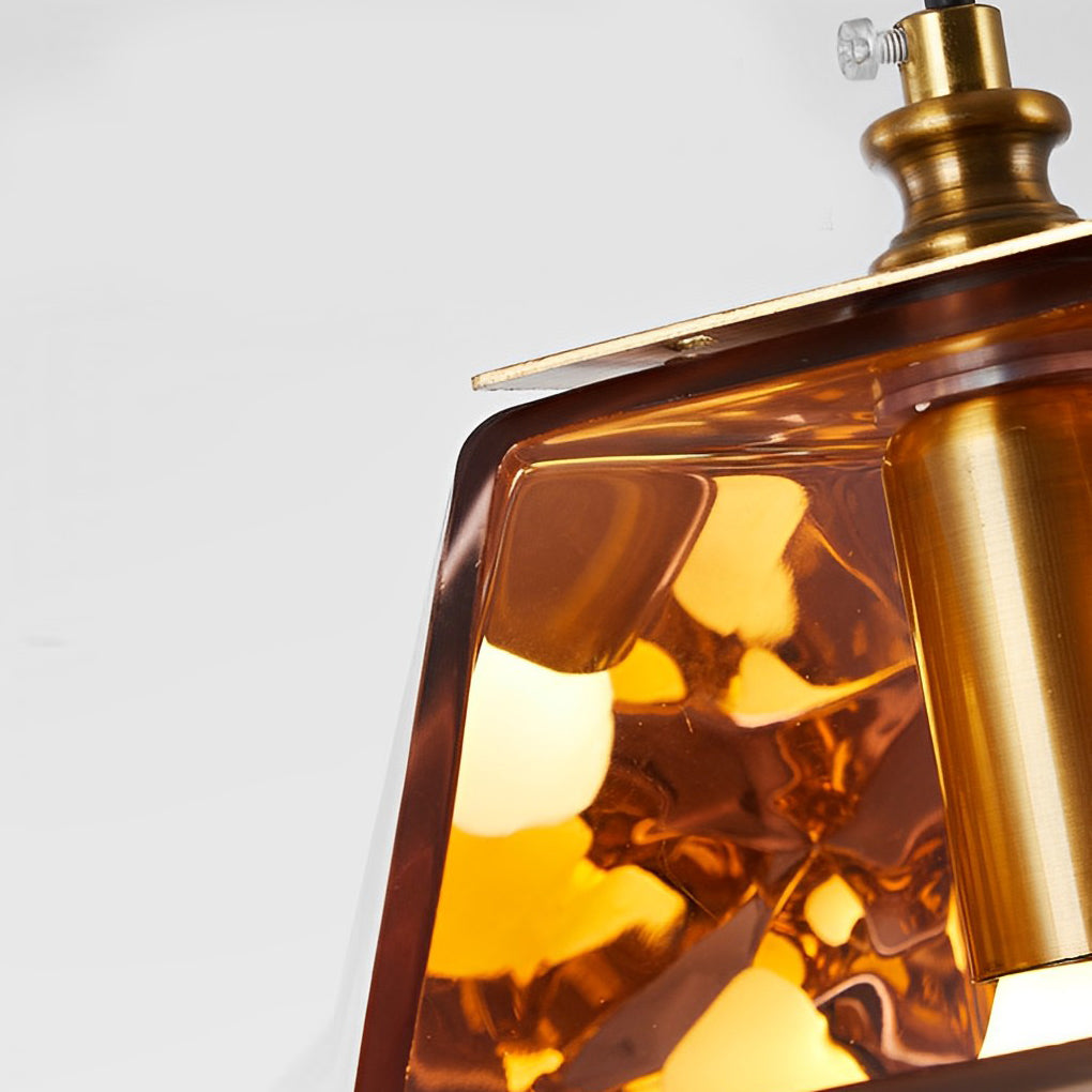 WHITBY GLASS AND METAL NORDIC ISLAND PENDANT
