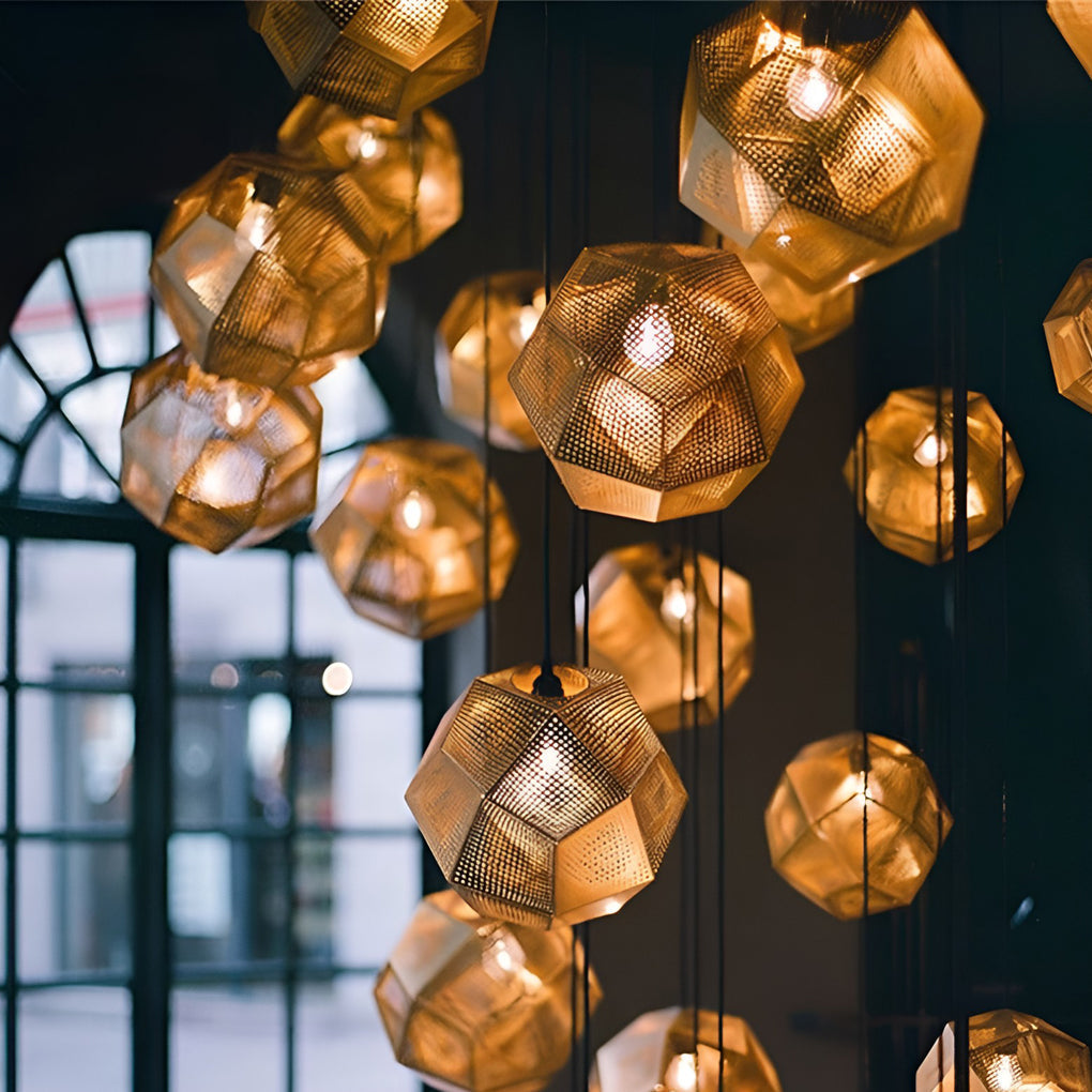 RAVENHURST GEOMETRIC METAL PENDANT CHANDELIER