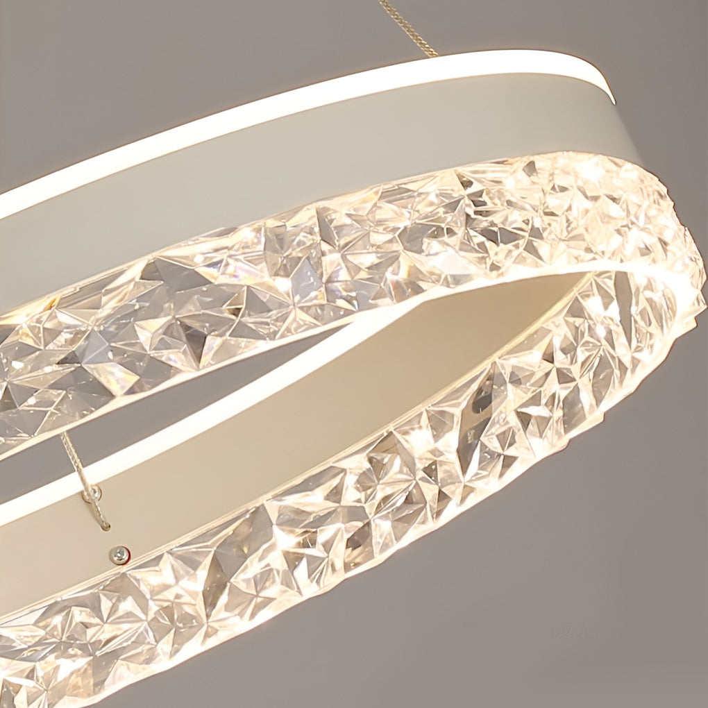 FENWICK CIRCULAR DIMMER CHANDELIER WITH THREE LIGHTING MODES
