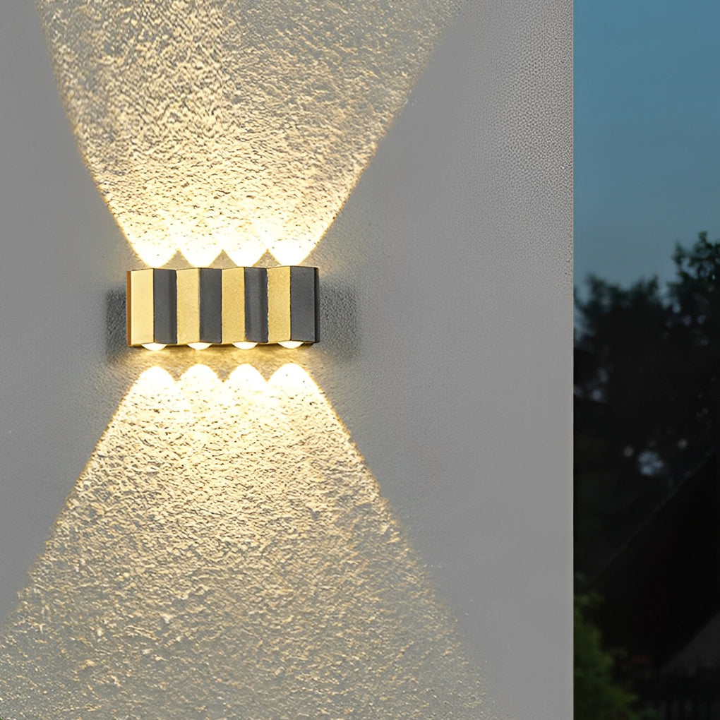 WILLOUGHBY AQUA SHOWER WALL LIGHTS - Dual Directional Waterproof Illumination"
2. "FENWICK RAINBOW LED WALL WASHER - Modern Up and Down Light Design"
3. "DORCHESTER VISTA WATER-RESISTANT WALL LIGHTING - Innovative Dual Beam Technology"
4. "TAVISTOCK SKYLI