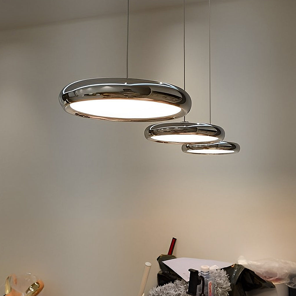 WINTHROP CIRCULAR REFLECTIVE ACRYLIC LED CHANDELIER