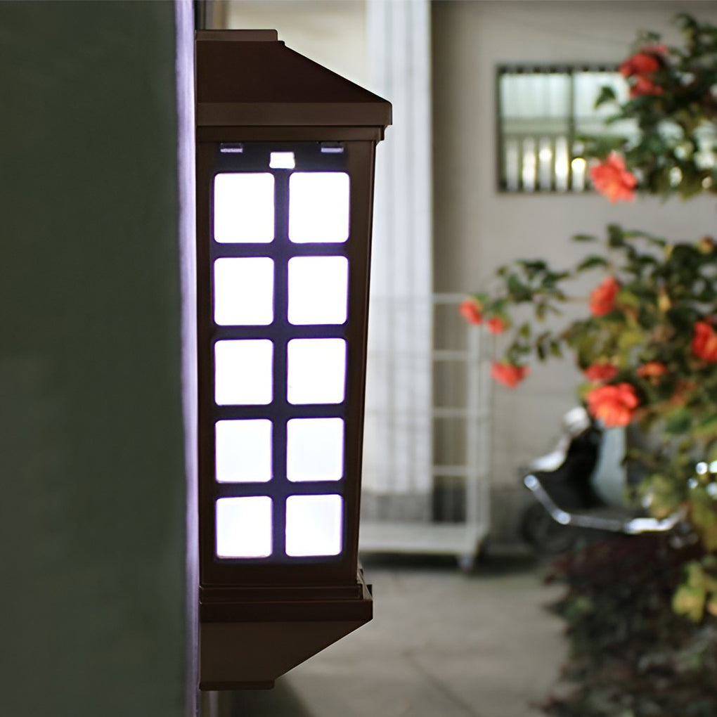 WHITBY SOLAR-PANELLED ILLUMINATED WALL SCONCE