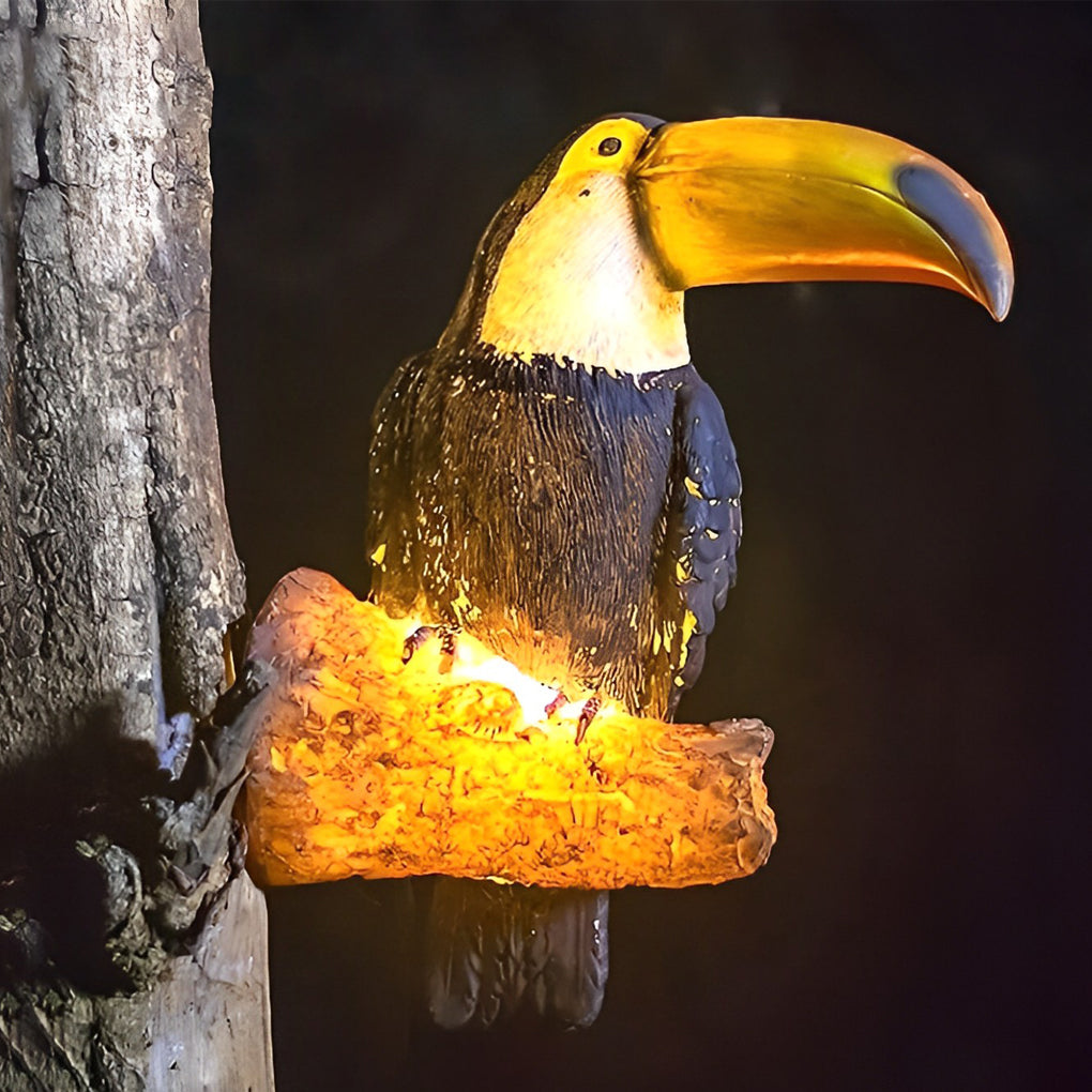 WINDSOR AVIAN RESIN LED OUTDOOR LIGHTING SCULPTURE
