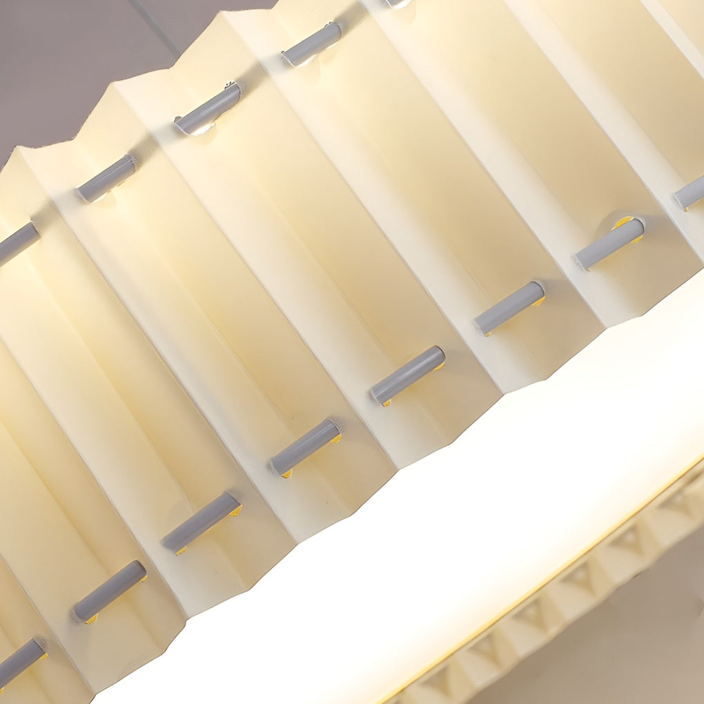 WINDSOR CIRCULAR PLEATED TRIO DIMMER CHANDELIER