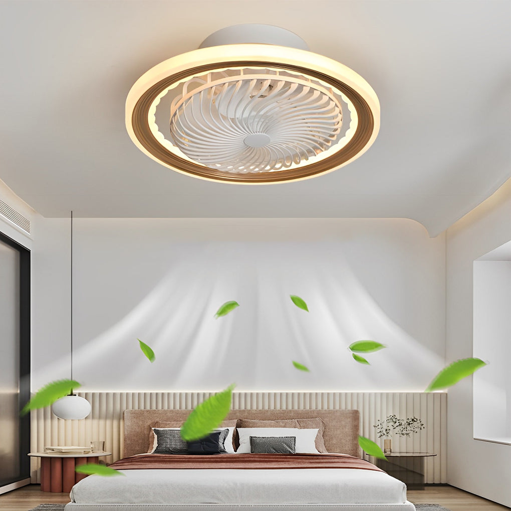WINTHROP SILENT CIRCULAR LED CEILING FAN WITH TRIPLE DIMMING FUNCTION