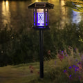 WINDSOR SOLAR MOSQUITO REPELLENT LANTERN WITH DUAL ILLUMINATION AND WEATHERPROOF DESIGN