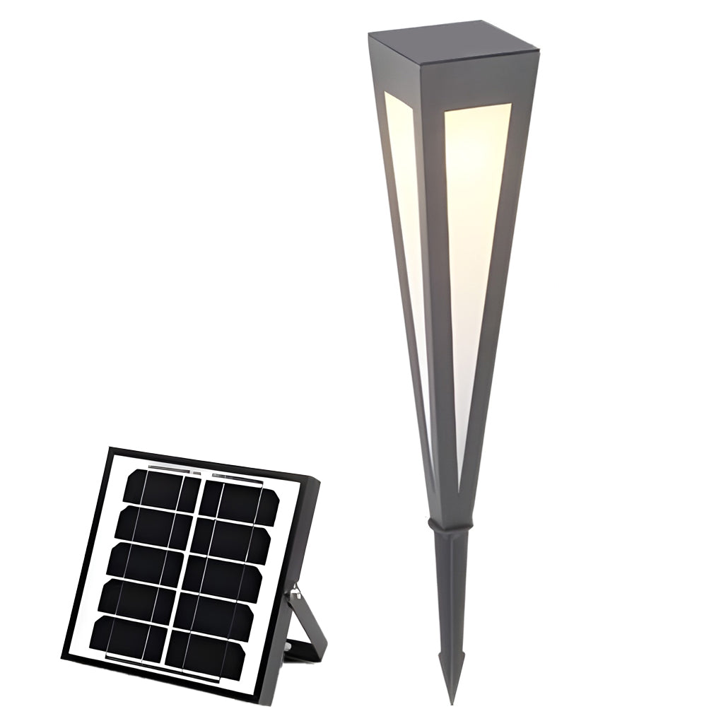 CHARLESTON SOLAR RAINBOW PATH LIGHT WITH CONICAL BASE