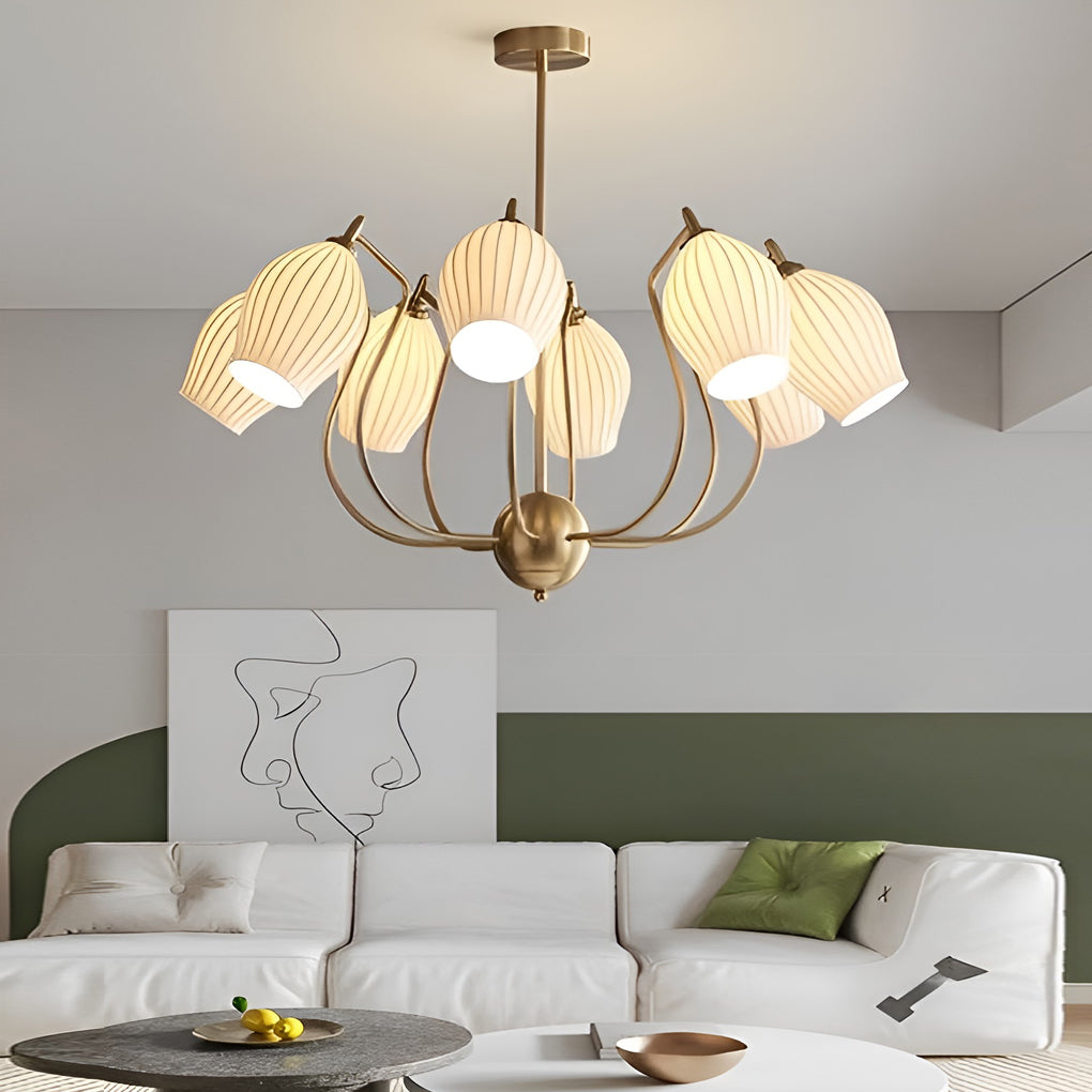 WHITBY BLOSSOM QUAD LIGHT CEILING LAMP