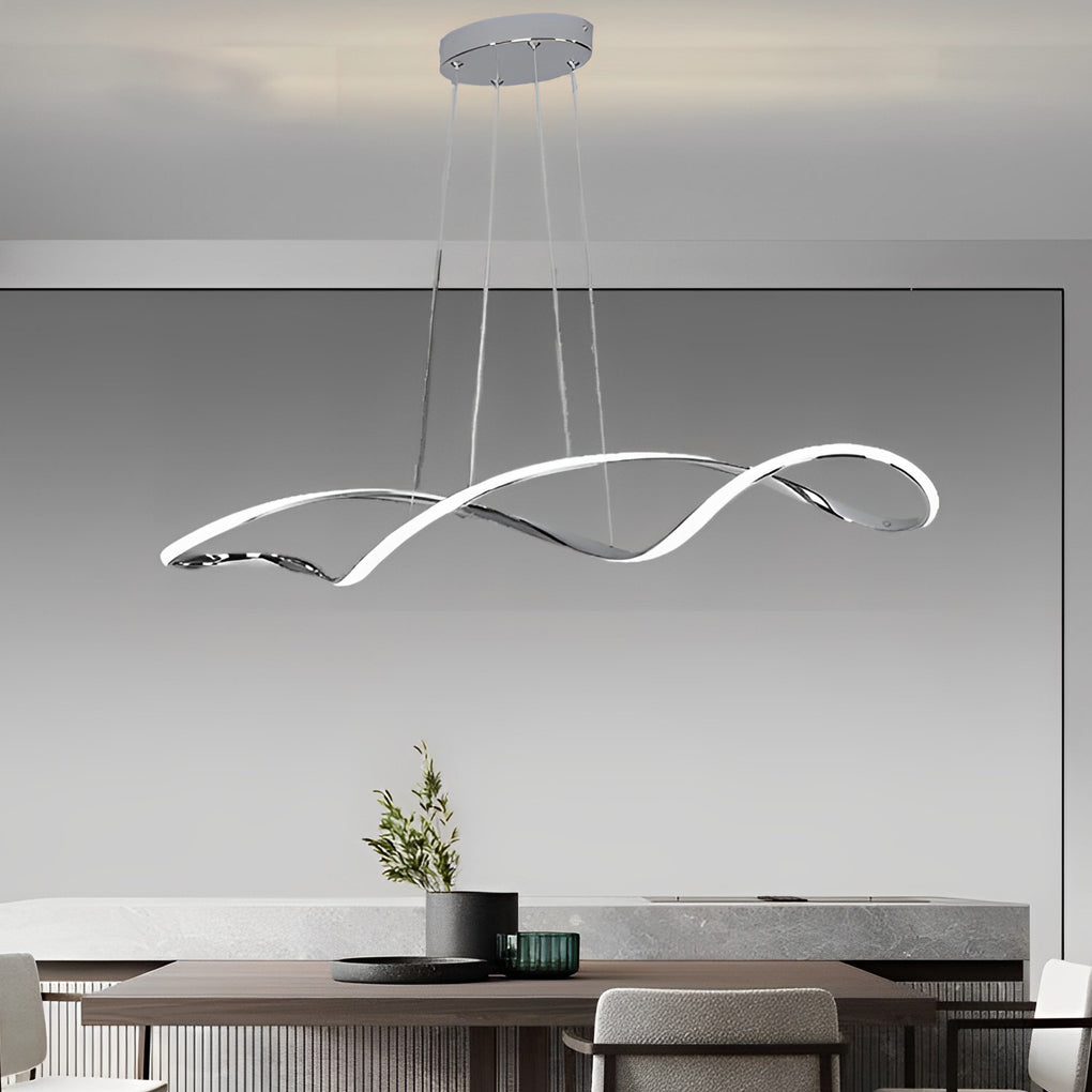WINTHROP MODERN ARTISAN DUAL-TONE LED CHANDELIER