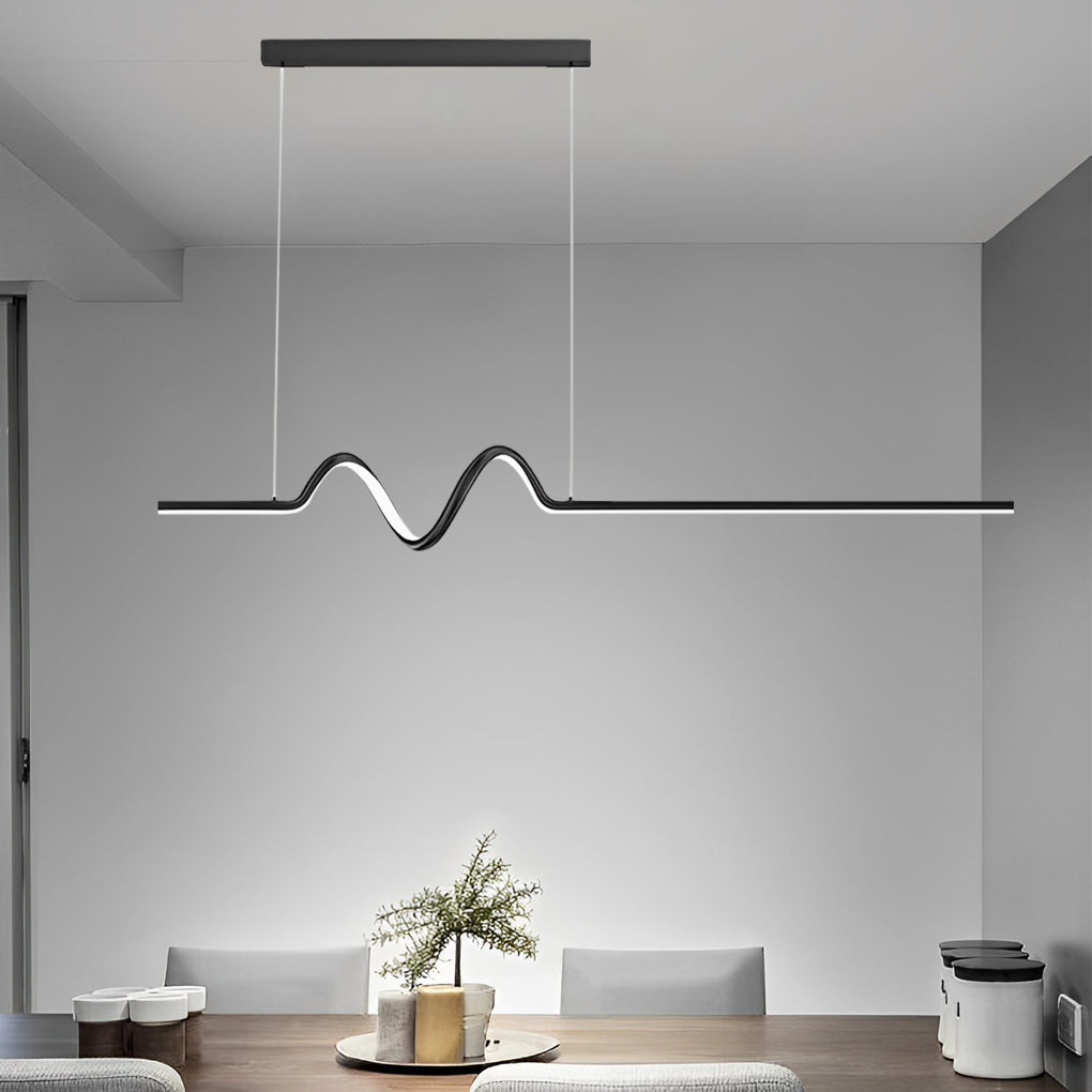 WINTERBOURNE WAVY LED SUSPENDED LIGHTING