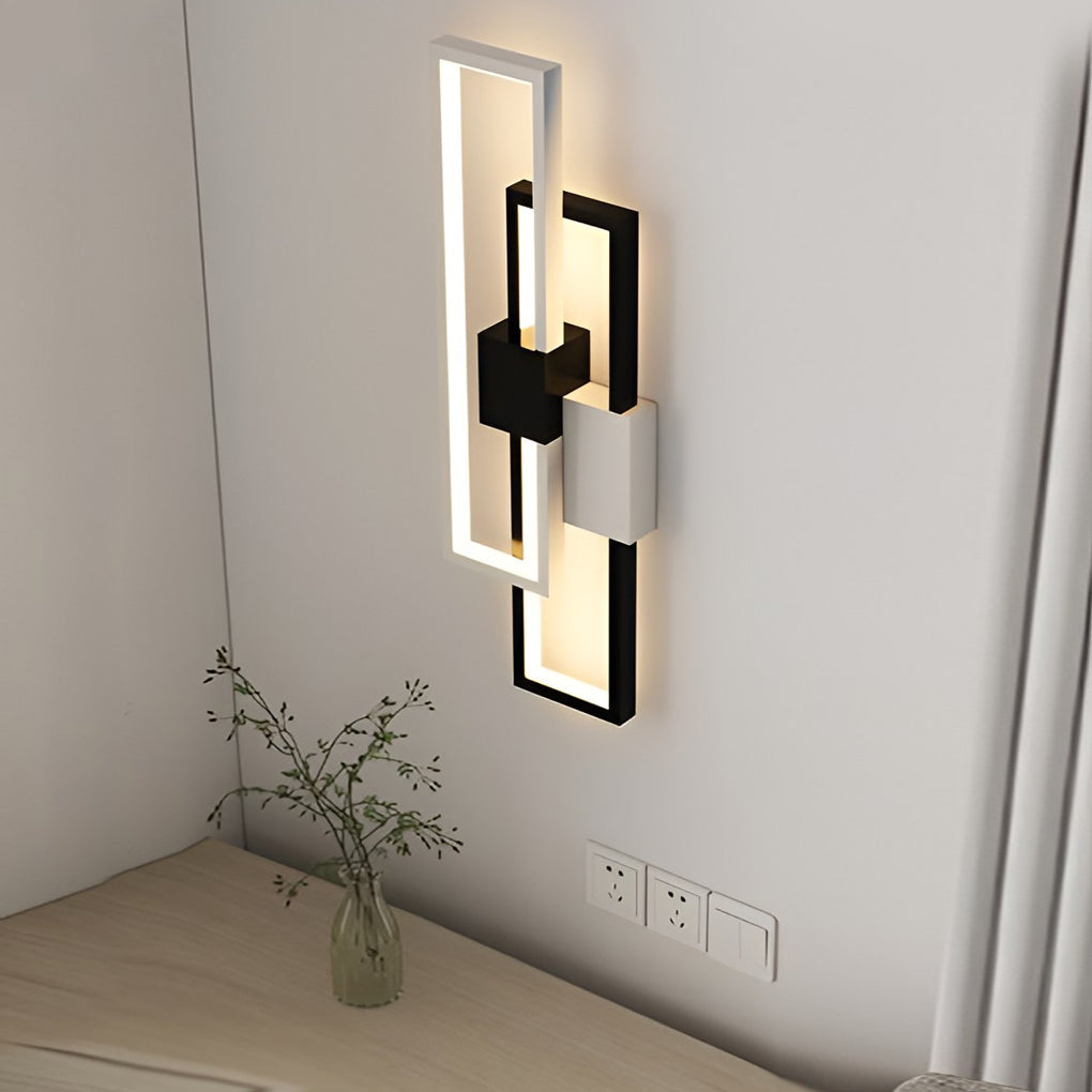 WINDSOR TRIO RECTANGULAR LED WALL SCONCE