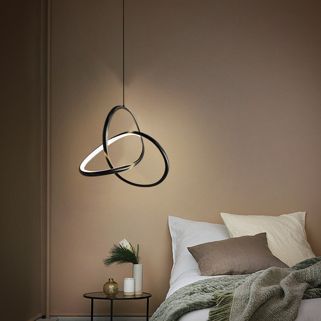 WINTHORPE TRIO RING DIMMABLE LED CHANDELIER
