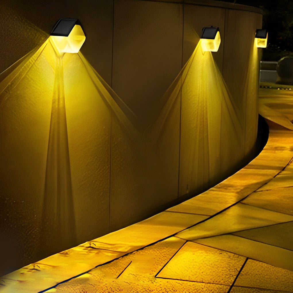 WILLOUGHBY RAINBOW SOLAR WALL GLOWER – Dual Pack of Waterproof Illumination"  
2. "HARTWELL DUSK-TO-DAWN COLOR SPLASH SOLAR LIGHTING – Set of Two Outdoor Washers
