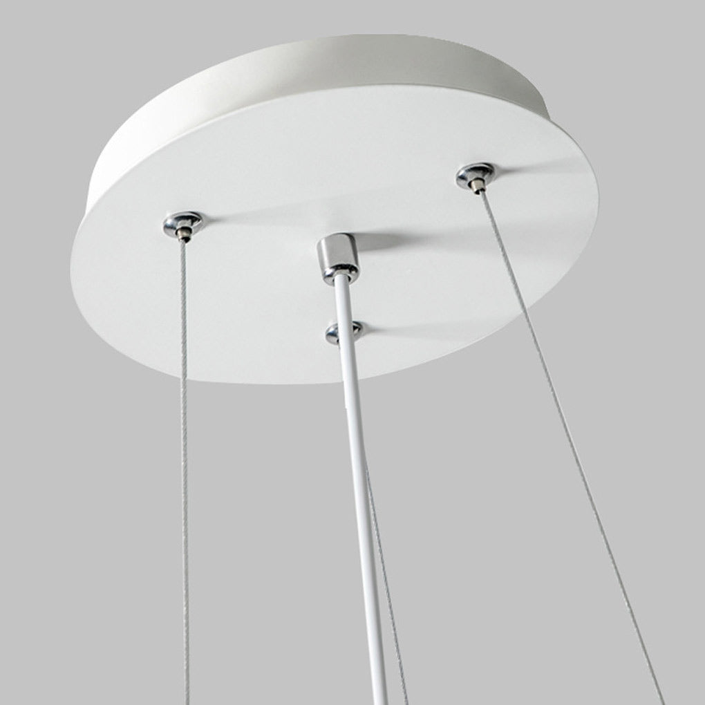 FLORENCE PETAL DUAL-TONE DIMMING LED CHANDELIER