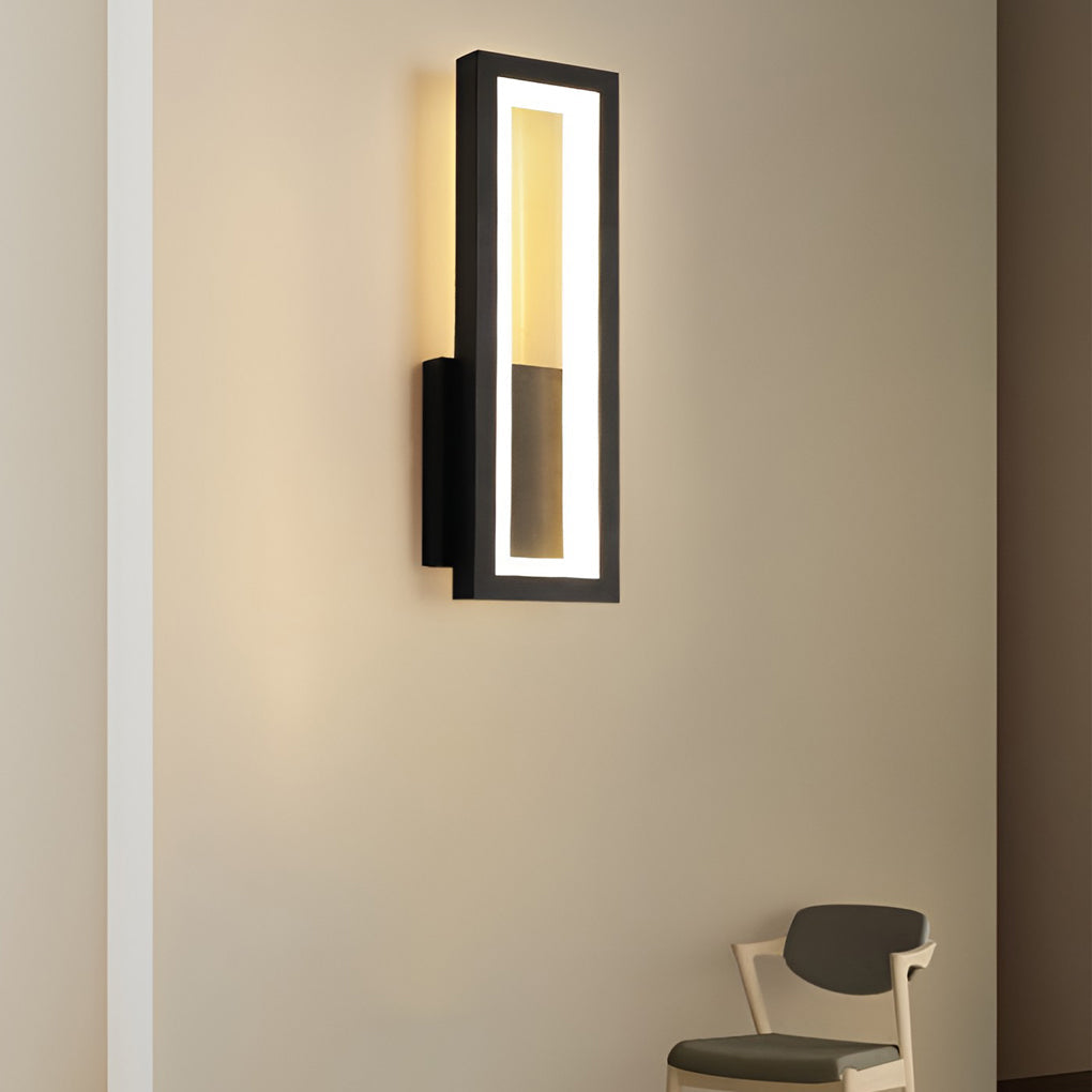 WINTHROP RECTANGULAR LED WALL SCONCE, MODERN ILLUMINATION FIXTURE