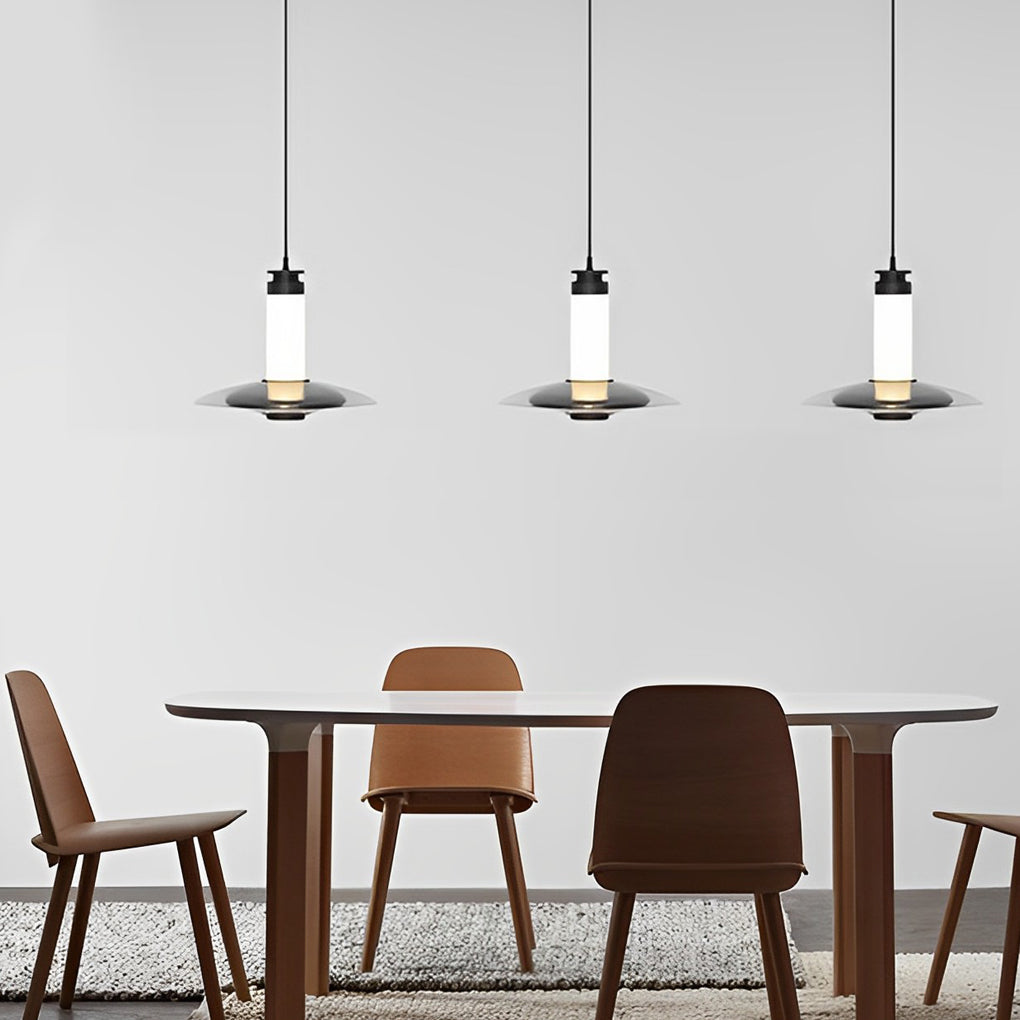 WINTHROP CIRCULAR GLASS ILLUMINATION HANGING LIGHT