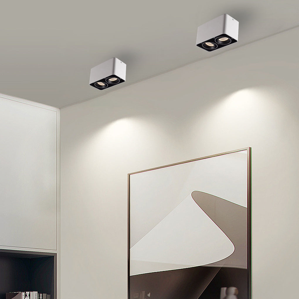 WINDSOR SQUARE DIMMABLE LED GRILLE LIGHT WITH ADJUSTABLE HEAD