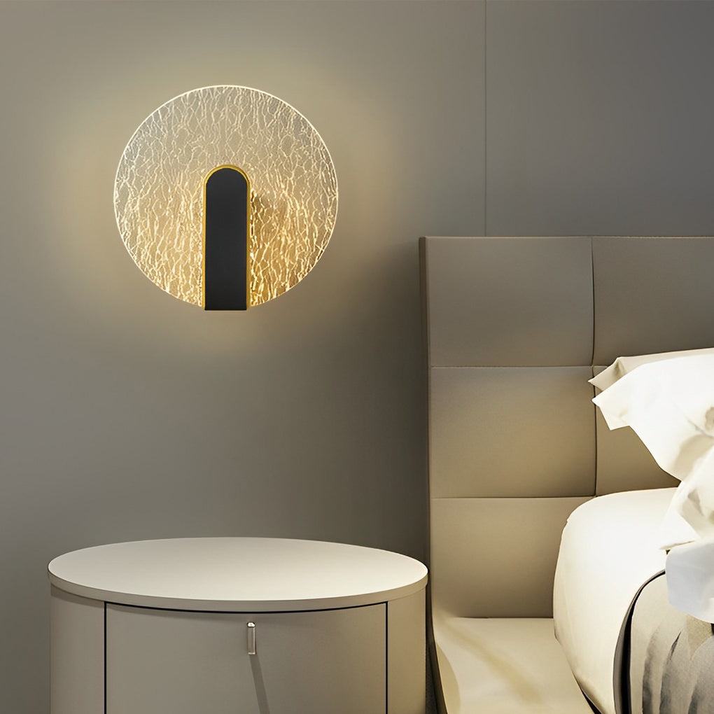 WINCHESTER CIRCLE MODERN LUMINAIRE - CONTEMPORARY WALL SCONCE FOR BEDROOM