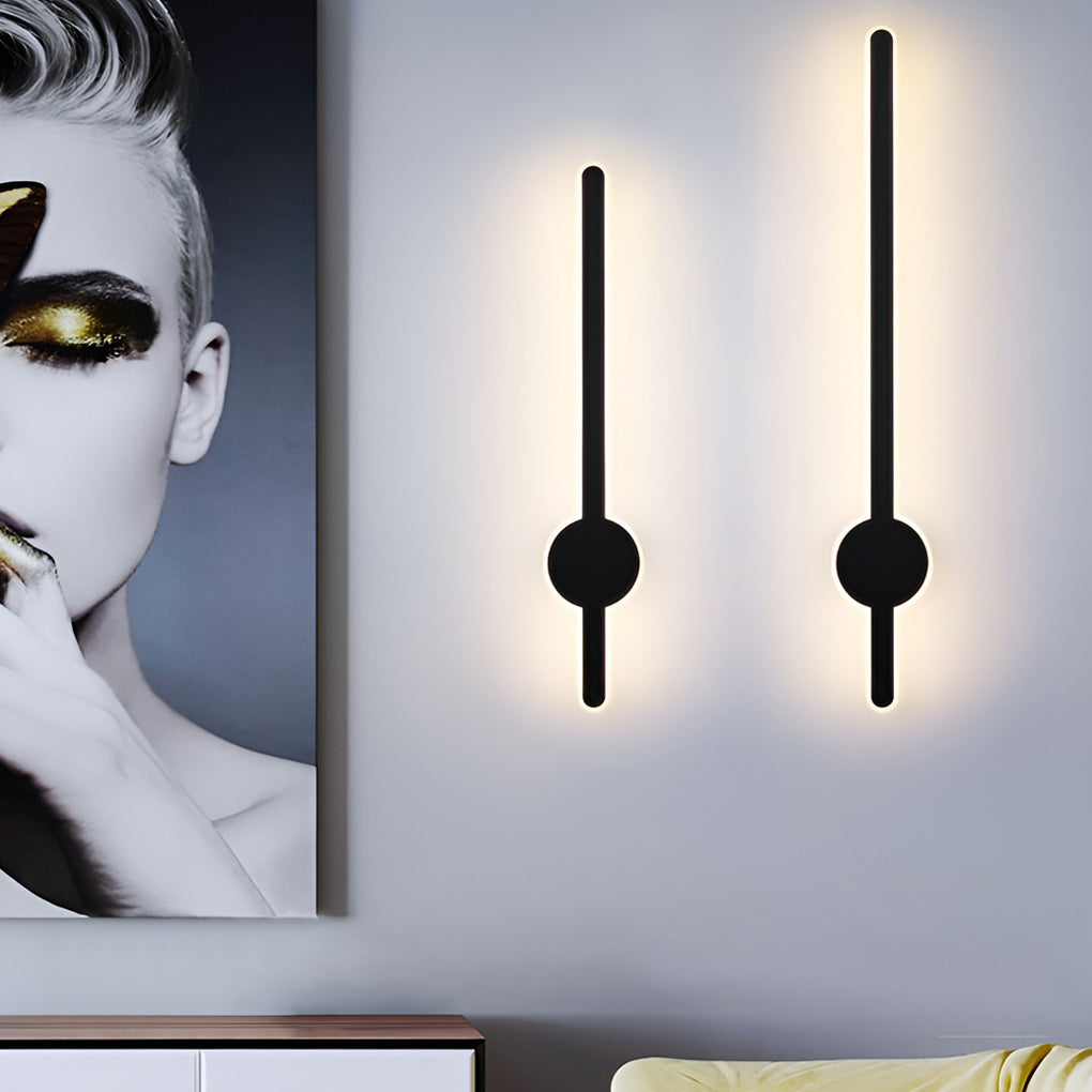WINDSOR HARMONY LED WALL SCONCE WITH BLACK, GOLD, AND WHITE ACCENTS