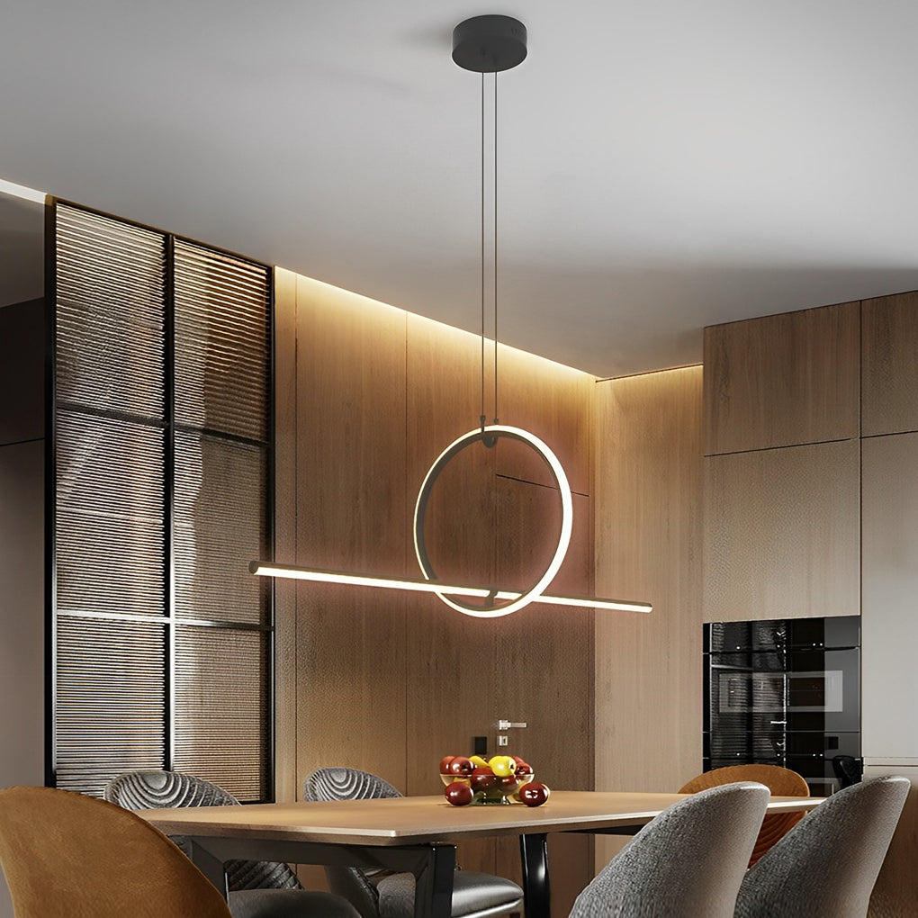 WINTHROP SLIM LINEAR LED CHANDELIER WITH DIMMABLE SETTINGS