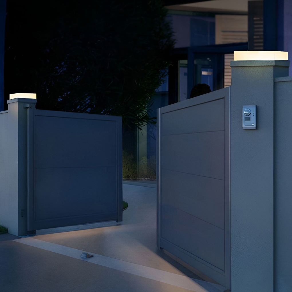 WINDSOR SOLAR GROUND GLOW DISKS - Contemporary LED Illumination for Outdoor Gardens