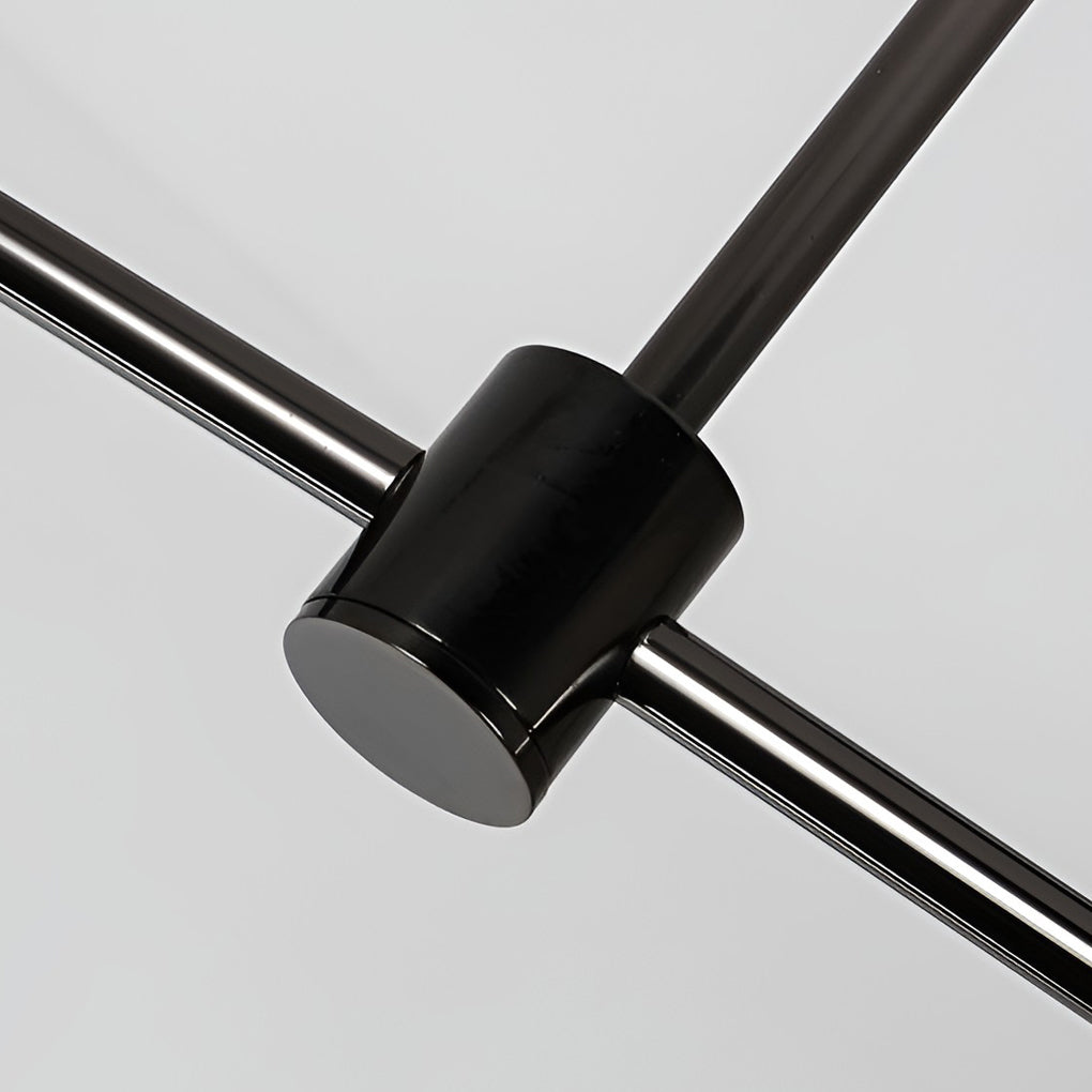 WINDSOR BLACK GEOMETRIC HANGING CHANDELIER