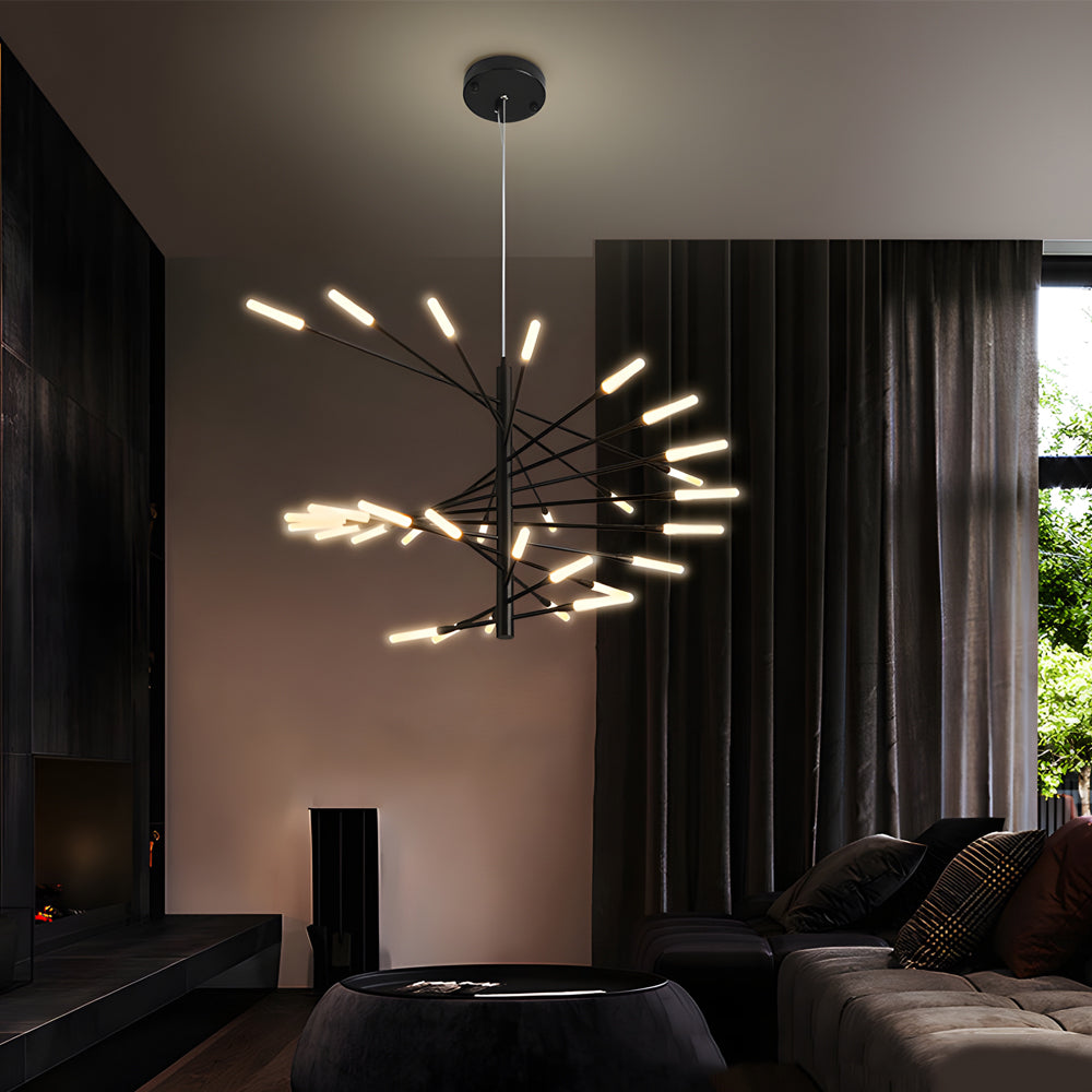 WINTHROP SPIRAL AURORA LED CHANDELIER