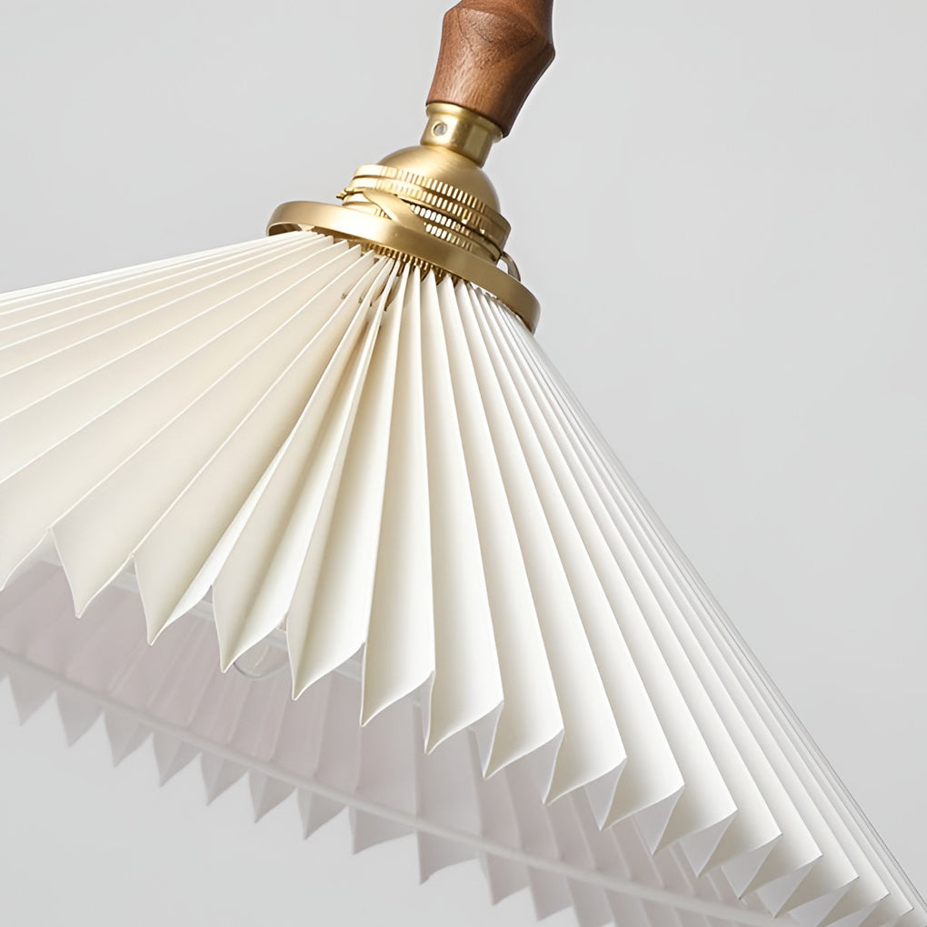 WINDSOR PLEATED WHITE NORDIC HANGING LAMP