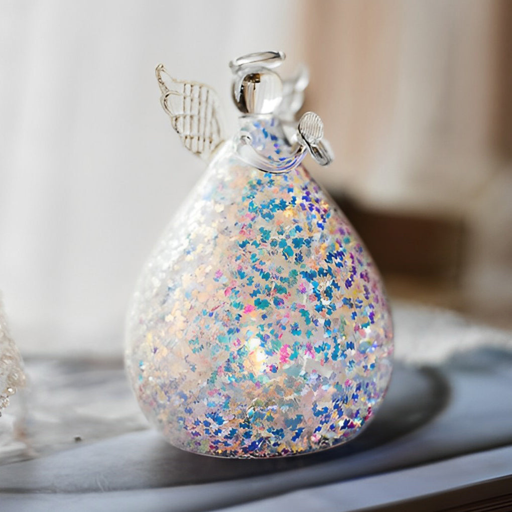 WINTERBOURNE ANGELIC GLASS ILLUMINATOR DESK LAMP