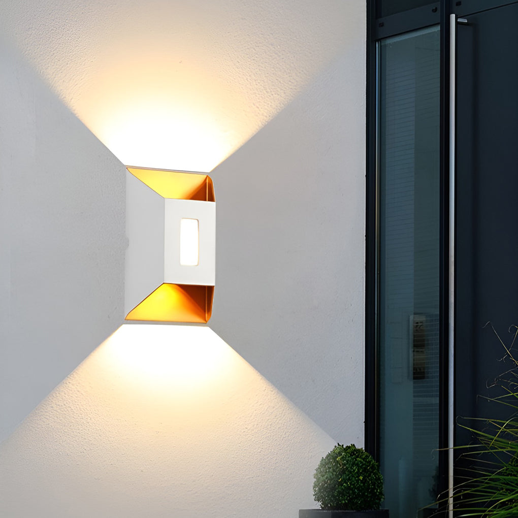 WINDSOR AQUA SHIELD LED WALL SCONCE, MODERN UP AND DOWN LIGHTING