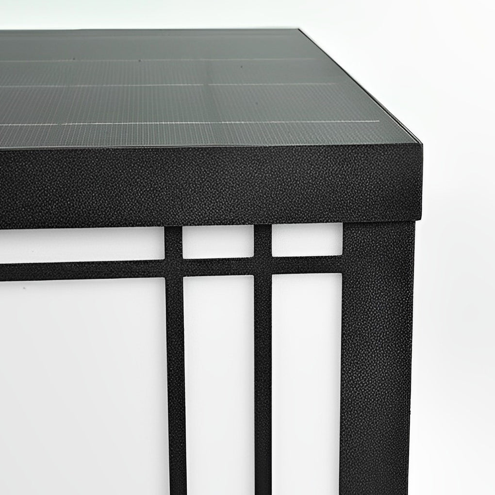 WINCHESTER SOLAR ILLUMINATION FENCE POST LANTERNS WITH REMOTE CONTROL AND WATER-RESISTANT DESIGN