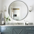 BRIGHTON CYLINDER CHROME & GOLD WALL LIGHT WITH CLEAR GLASS SHADE