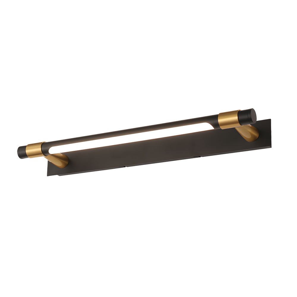 WINDSOR HALL 120° SWIVEL FLUSH-MOUNT VANITY LIGHT WITH LINEAR DESIGN AND REFINED FINISHES