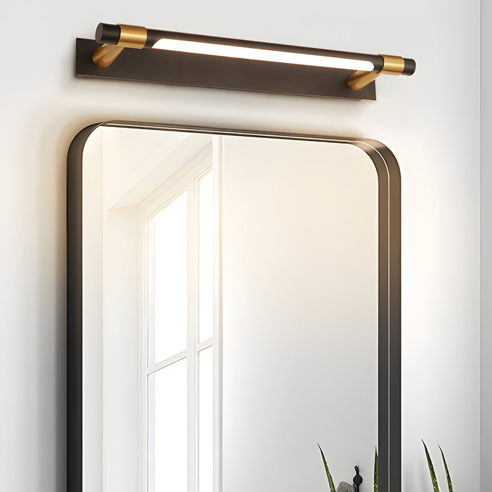 WINDSOR HALL 120° SWIVEL FLUSH-MOUNT VANITY LIGHT WITH LINEAR DESIGN AND REFINED FINISHES