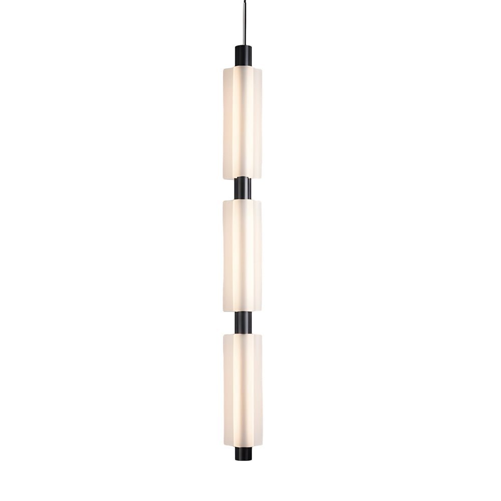 1. **WINSLOW ACRYLIC TRIO PENDANT LAMP**: A striking modern luminaire featuring three cylindrical shades in a sophisticated gold finish, perfect for illuminating dining areas or living spaces with a contemporary flair.

2. **CAMPBELL SINGLE CYLINDER HANGI