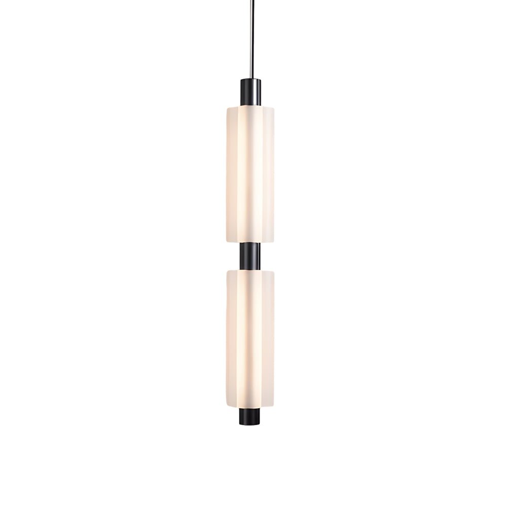 1. **WINSLOW ACRYLIC TRIO PENDANT LAMP**: A striking modern luminaire featuring three cylindrical shades in a sophisticated gold finish, perfect for illuminating dining areas or living spaces with a contemporary flair.

2. **CAMPBELL SINGLE CYLINDER HANGI