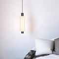 1. **WINSLOW ACRYLIC TRIO PENDANT LAMP**: A striking modern luminaire featuring three cylindrical shades in a sophisticated gold finish, perfect for illuminating dining areas or living spaces with a contemporary flair.

2. **CAMPBELL SINGLE CYLINDER HANGI
