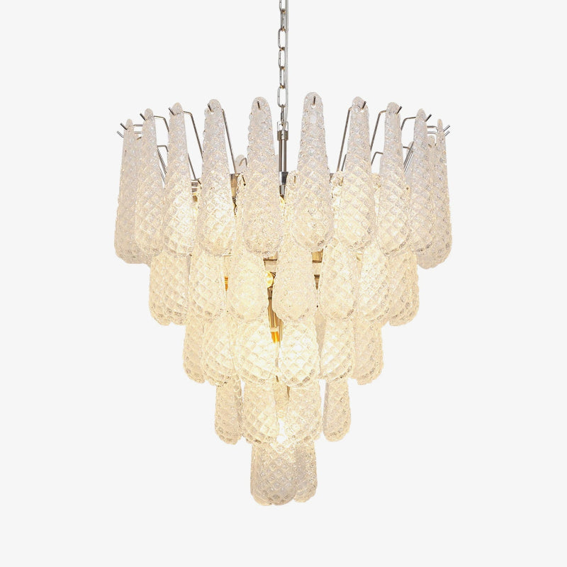 WINDSOR FROSTED CRYSTAL DROPLET LUMINAIRE