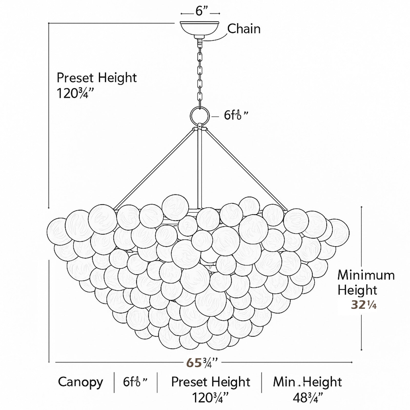 CELESTIAL ORB CRYSTAL LIGHTING FIXTURE