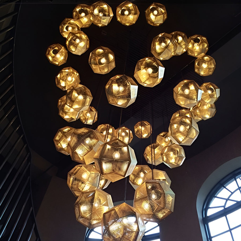 RAVENHURST GEOMETRIC METAL PENDANT CHANDELIER