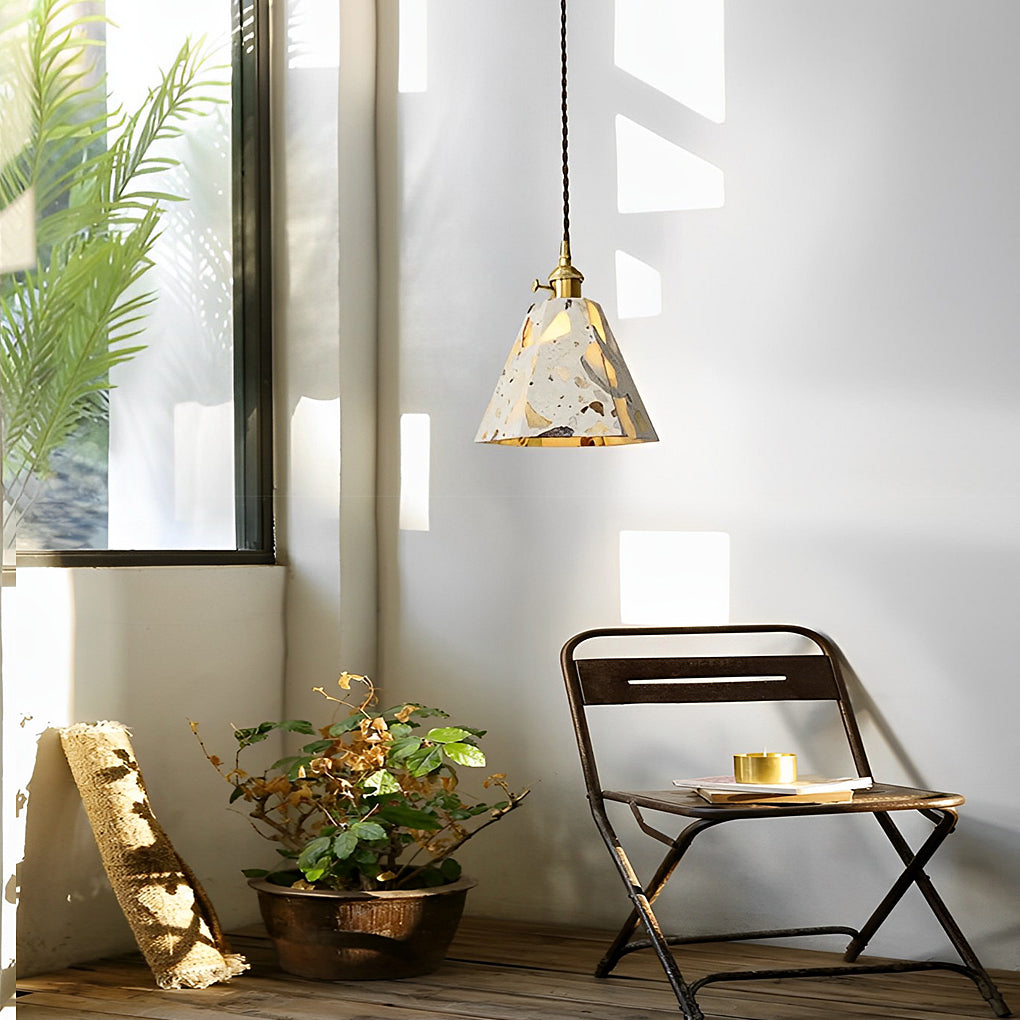 WINTHROP TERRA-COTTA GLOWING CEILING LIGHT