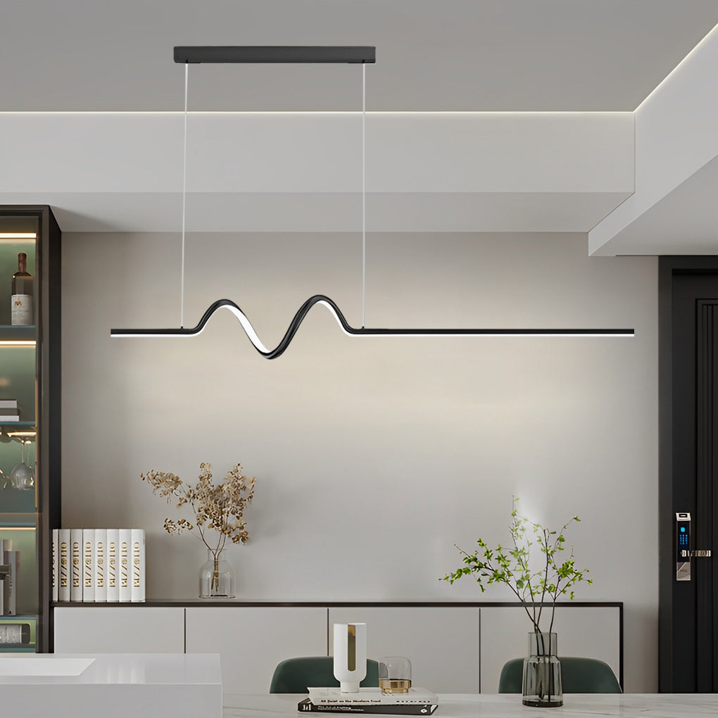 WINTERBOURNE WAVY LED SUSPENDED LIGHTING