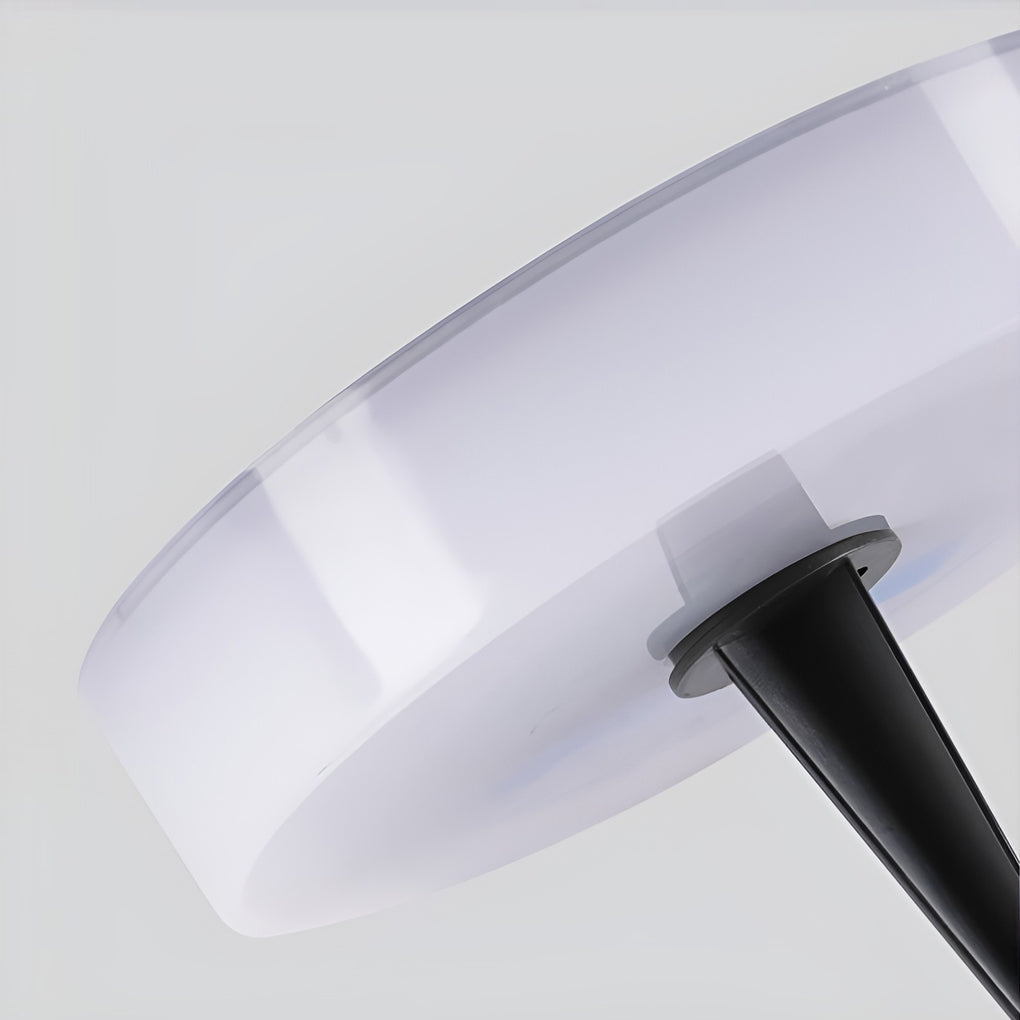 WINDSOR SOLAR GROUND GLOW DISKS - Contemporary LED Illumination for Outdoor Gardens