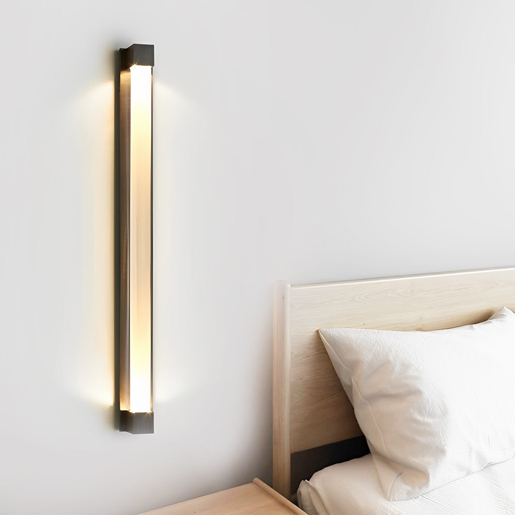 WHITBY CRYSTAL STRIP WALL LANTERN
