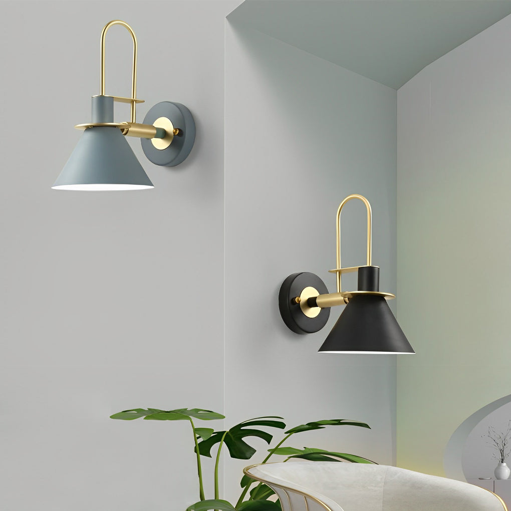 VANDERBILT HORN-INSPIRED IRON WALL SCONCE